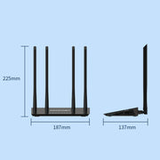 Router wireless doppia banda COMFAST CF-WR619AC V2 1200Mbps, CF-WR619AC V2