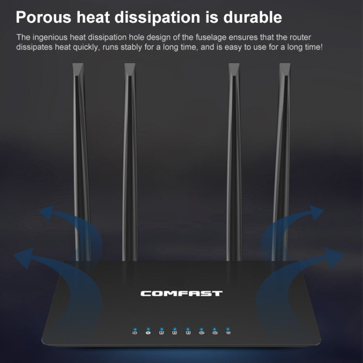 Router wireless doppia banda COMFAST CF-WR619AC V2 1200Mbps, CF-WR619AC V2