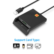 Lettore di carte Smart CAC Rcoketek CR301 Lettore fiscale per carte SIM USB 2.0