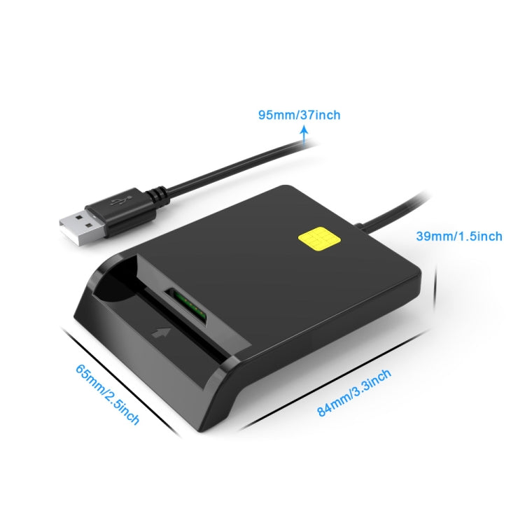 Lettore di carte Smart CAC Rcoketek CR301 Lettore fiscale per carte SIM USB 2.0