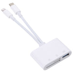 Adattatore 3 in 1 USB-C con lettore schede SD/TF