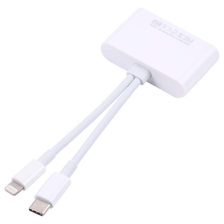 Adattatore 3 in 1 USB-C con lettore schede SD/TF
