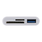 Adattatore 3 in 1 USB-C con lettore schede SD/TF