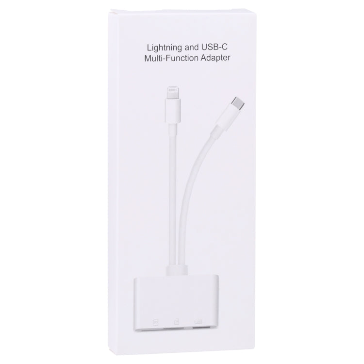 Adattatore 3 in 1 USB-C con lettore schede SD/TF