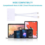 Adattatore 3 in 1 USB-C con lettore schede SD/TF