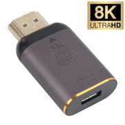 Adattatore USB-C/Type-C femmina a HDMI maschio 8K 60Hz, Type-C Female to HDMI Male
