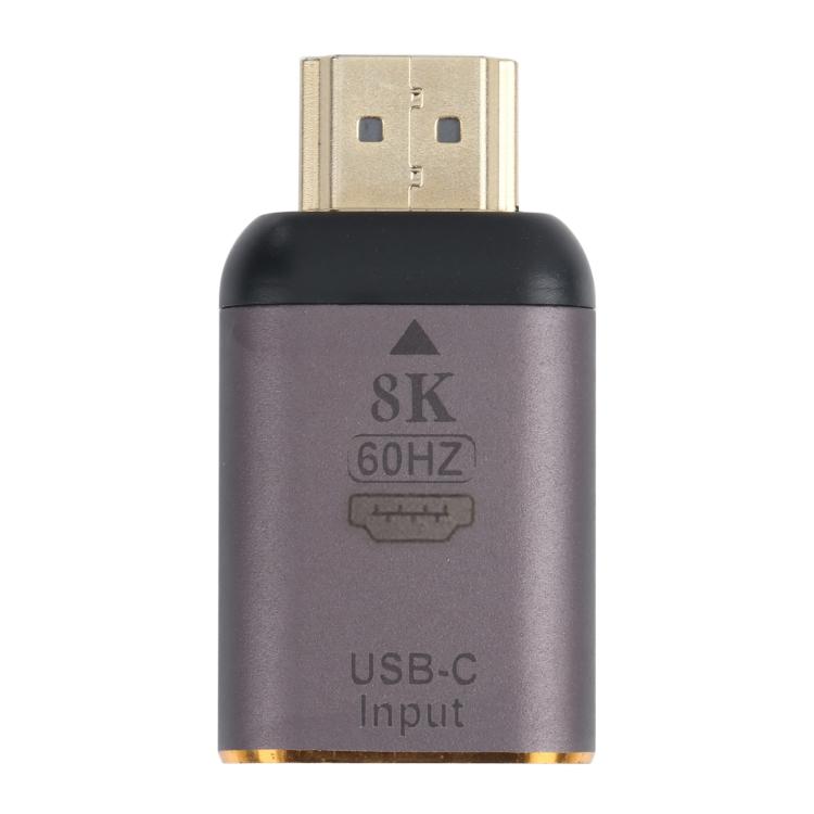 Adattatore USB-C/Type-C femmina a HDMI maschio 8K 60Hz, Type-C Female to HDMI Male