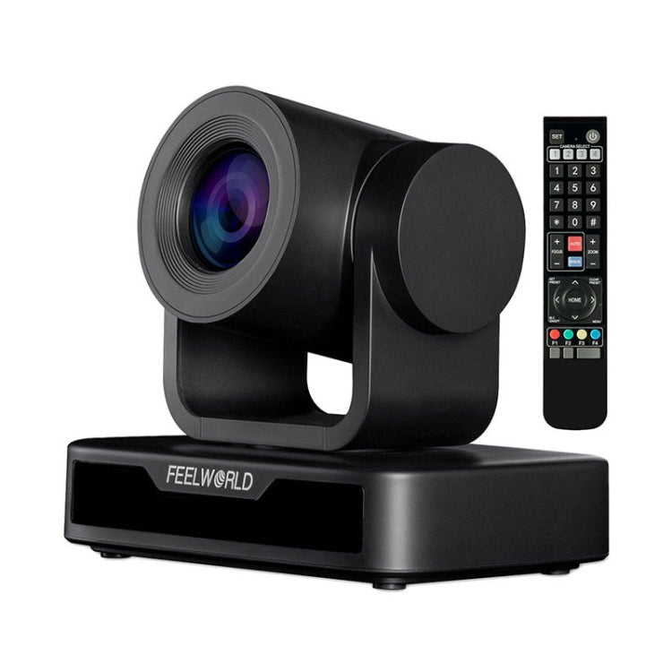 FEELWORLD USB10X Zoom ottico 10X Telecamera per videoconferenza PTZ USB 1080P, presa UE e USA, USB10X