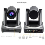 FEELWORLD POE20X Telecamera PTZ con zoom ottico 20X simultaneo per streaming live, presa UE e USA, POE20X