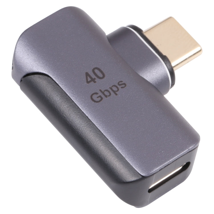 Adattatore a gomito USB-C 40 Gbps maschio-femmina