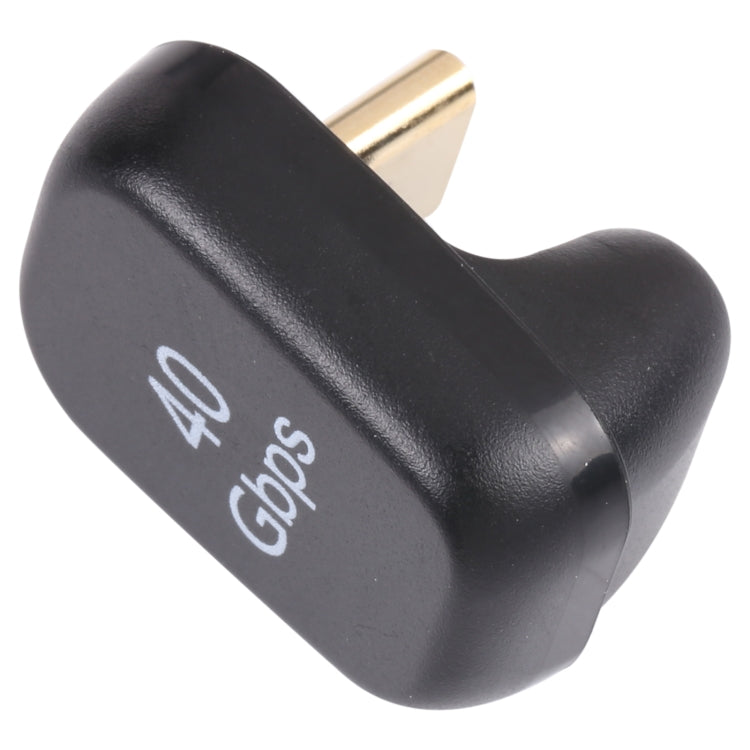 Adattatore USB-C 4.0 maschio-femmina 40 Gbps doppio gomito