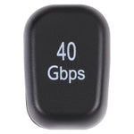 Adattatore USB-C 4.0 maschio-femmina 40 Gbps doppio gomito