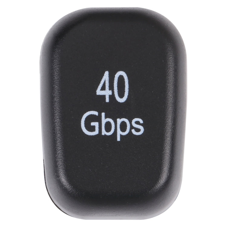 Adattatore USB-C 4.0 maschio-femmina 40 Gbps doppio gomito