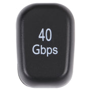 Adattatore USB-C/Type-C 4.0 da maschio a femmina da 40 Gbps, Type-C 4.0 M to F Dual Elbow