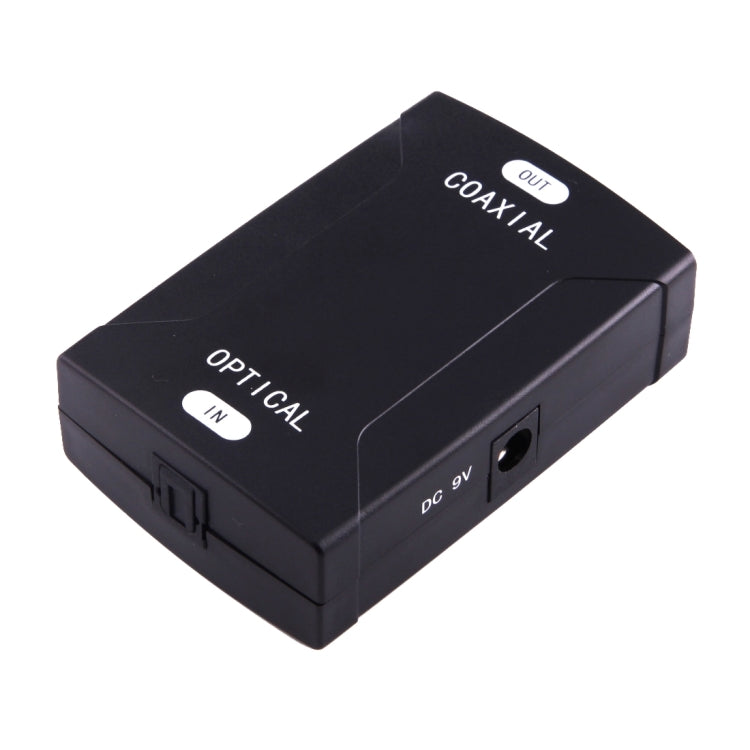 Adattatore convertitore audio digitale con ingresso ottico Toslink e uscita coassiale RCA, Optical Toslink Input