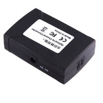 Adattatore convertitore audio digitale con ingresso ottico Toslink e uscita coassiale RCA, Optical Toslink Input