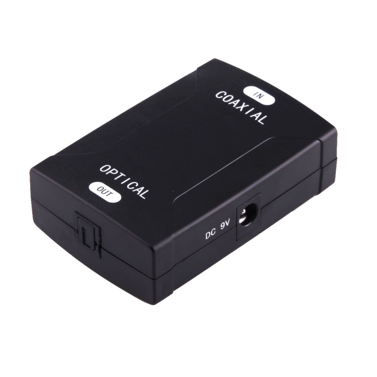 Adattatore convertitore audio digitale da ingresso RCA coassiale a uscita ottica Toslink, Coaxial RCA Input