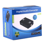 Adattatore convertitore audio digitale da ingresso RCA coassiale a uscita ottica Toslink, Coaxial RCA Input