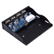 Pannello frontale della baia di espansione floppy da 3,5 pollici Connettore adattatore HUB USB 2.0 a 4 porte
