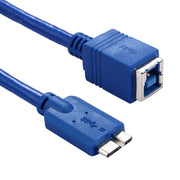 Cavo adattatore connettore USB 3.0 B femmina a micro B maschio da 30 cm per stampante/disco rigido, BF to Micro BM, Length: 30cm