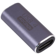 Adattatore in lega da USB-C / Type-C 4.0 da femmina a femmina da 40 Gbps, Type-C 4.0 F to F