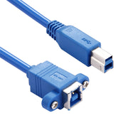 Cavo dati adattatore connettore USB 3.0 B femmina a maschio B da 50 cm per stampante/scanner, BF to BM, Length: 50cm