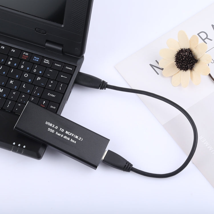 Adattatore per custodia per disco rigido esterno SSD da USB 3.0 a NGFF (M.2).