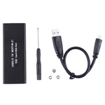 Adattatore per custodia per disco rigido esterno SSD da USB 3.0 a NGFF (M.2).