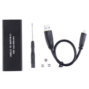 Adattatore per custodia per disco rigido esterno SSD da USB 3.0 a NGFF (M.2).