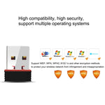 Scheda di rete esterna adattatore WiFi USB 2.0 RTL8188 da 150 Mbps 2,4 GHz
