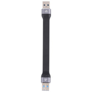 Cavo di ricarica rapida dati Soft Flat Sync da USB maschio a USB maschio da 10 Gbps, USB Male to USB Male