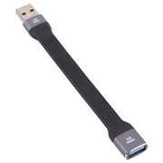 Cavo di ricarica rapida dati Soft Flat Sync da USB maschio a USB femmina da 10 Gbps, USB Male to USB Female