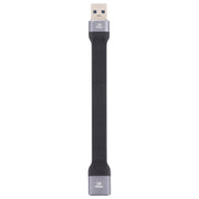 Cavo di ricarica rapida dati Soft Flat Sync da USB maschio a USB femmina da 10 Gbps, USB Male to USB Female