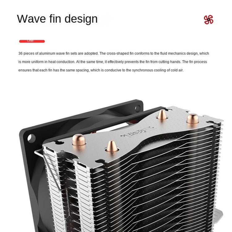 Radiatore muto CPU Red Sea per mini computer