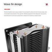 Radiatore muto CPU Red Sea per mini computer