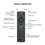 Telecomando G20S Pro Voice Backlight versione 2.4G Air Mouse, G20S Pro