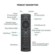Telecomando G20S Pro Voice Backlight versione 2.4G Air Mouse, G20S Pro