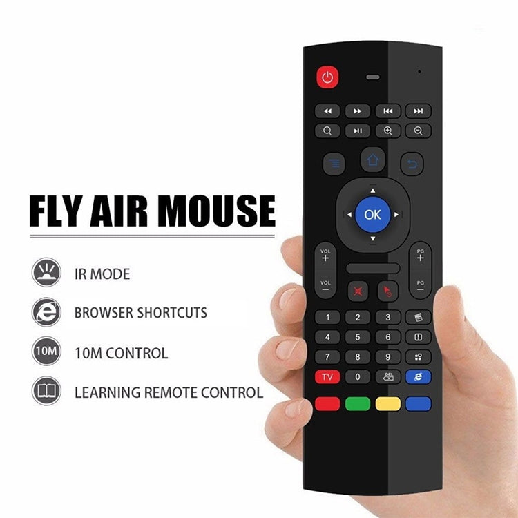 MX3 Voice Version 2.4GHz Fly Air Mouse Tastiera wireless Telecomando con giroscopio