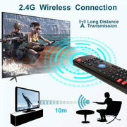 MX3 Voice Version 2.4GHz Fly Air Mouse Tastiera wireless Telecomando con giroscopio