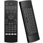 MX3-L Voice con telecomando tastiera wireless Fly Air Mouse retroilluminato da 2,4 GHz, Voice with Backlit