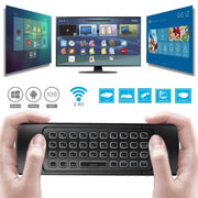 MX3-L Voice con telecomando tastiera wireless Fly Air Mouse retroilluminato da 2,4 GHz, Voice with Backlit