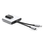 Adattatore 3 in 1 Lightning USB-C con Ethernet e jack 3.5mm