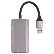 NK-3049HD 6 in 1 USB maschio a slot per scheda MS/TF + USB 3.0 + 3 adattatori USB 2.0 femmina, NK-3049HD