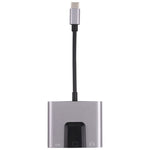 Adattatore 3 in 1 USB-C con Ethernet e jack cuffie 3,5 mm