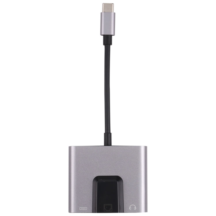 Adattatore 3 in 1 USB-C con Ethernet e jack cuffie 3,5 mm