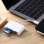Lettore schede CF TF SD 3 in 1 USB-C Type-C