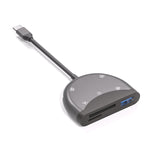 Adattatore USB-C 5 in 1 con slot TF/SD e 3 porte USB femmina