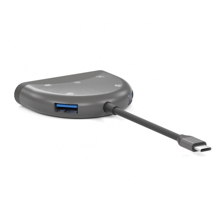 Adattatore USB-C 5 in 1 con slot TF/SD e 3 porte USB femmina