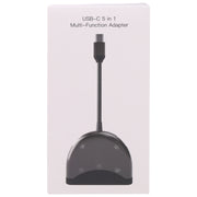 NK-3039 5 in 1 USB-C/Tipo-C maschio a slot per scheda TF/SD + 3 adattatori USB femmina, NK-3039