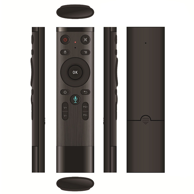 Giroscopio Q5 + versione straniera vocale Telecomando mouse volante wireless USB 2.4G, supporto set-top box / computer, Gyroscope + Voice